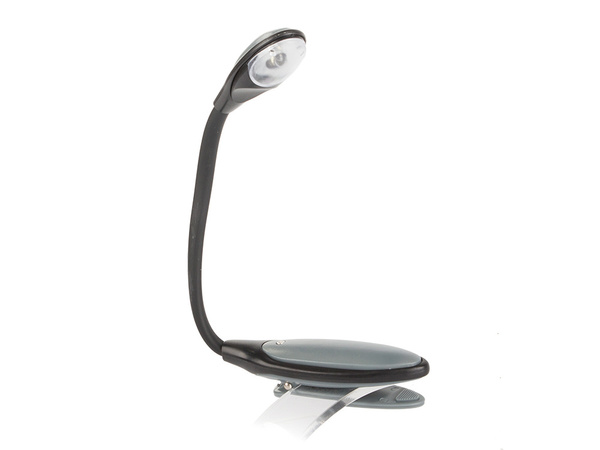 Luz led con clip para leer libros flexible