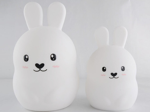 Veilleuse enfant led lapin touch rgb télécommande