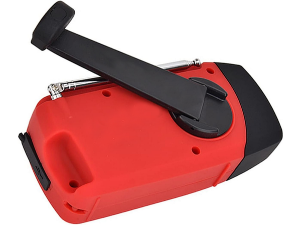 Radio taschenlampe wiederaufladbar solar dynamo kurbeln powerbank usb notfall