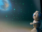 Hvezdný projektor astronaut nočné svetlo projektor pre deti vesmírna hudba