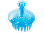 Silicone massage brush for head and body wash