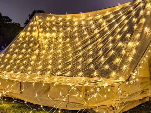 Svetelná clona 160led vianočné osvetlenie usb pilot white white 2x2,6m