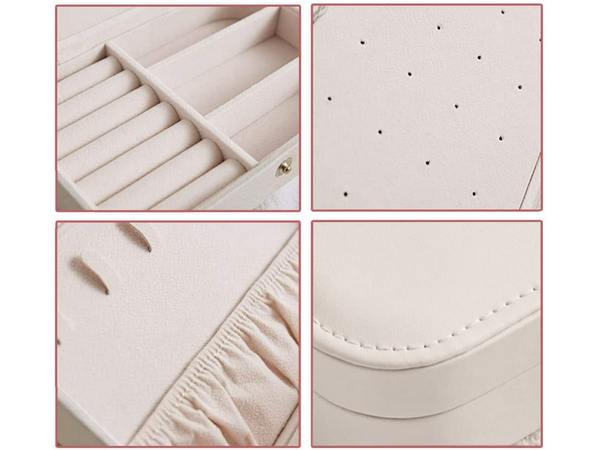 Cofre organizador joyero elegante cofre espacioso