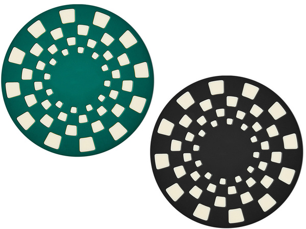 2pcs pots and pans silicone stovetop saucer tray