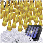 Lumini solare gradina icicle ghirlanda terasa balcon 100 condus