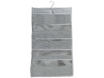 Underwear organiser hanging wardrobe double-sided 22 pockets hanger