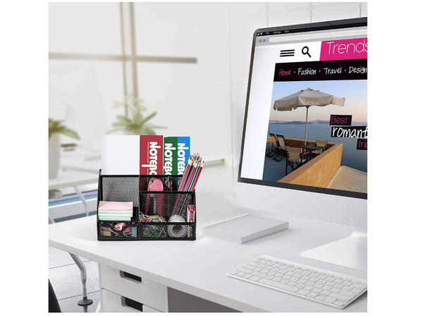 Organisateur de bureau tiroir à 6 compartiments