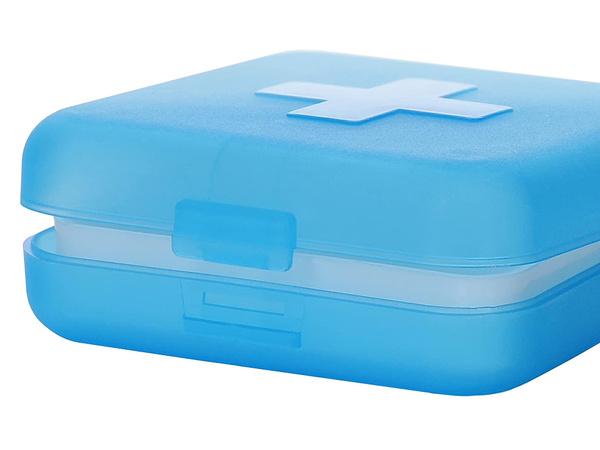 Zabojnik medicine polje dopolnjuje tablete potovanja 4 oddelki