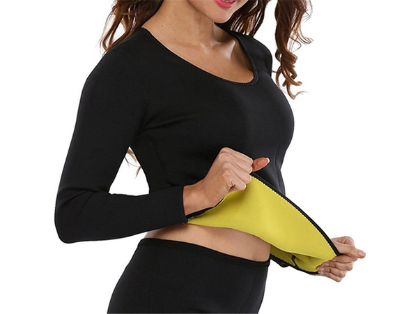 Ladies' fitness neoprene long sleeve t-shirt