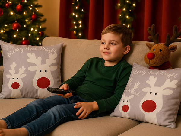 housse de coussin de noël 45x45 pour noël