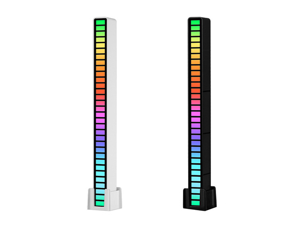 USB VIEDOL ZVUKOVÁ ODOZVA VIACFAREBNÉ NEÓNOVÉ RGB BATÉRIE