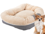 Plush dog playpen bed soft cushion couch bedding fluffy