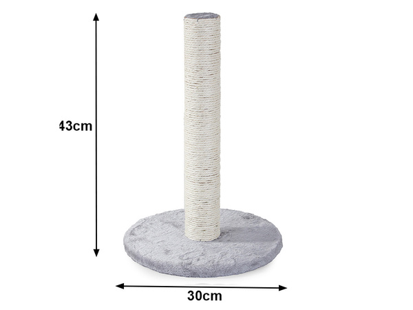 Cat scratcher cat post ball toy