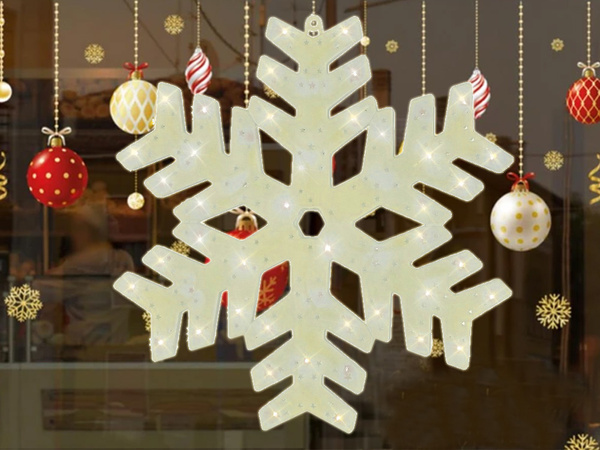 Decorație led pentru ferestre 40cm stele