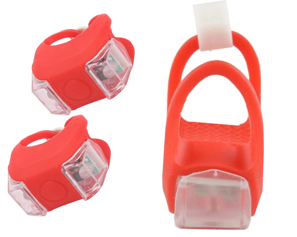Led bicycle lights front rear 2 pcs