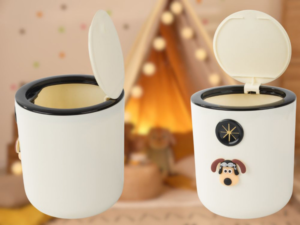 Mini coș de gunoi câine pentru camera copiilor 2l click mic la îndemână