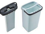 Mop plat cu storcător storcător mop de podea cu două camere 3x tampoane