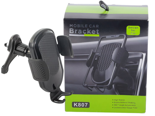 Support de voiture solide support de téléphone grille réglable à 360