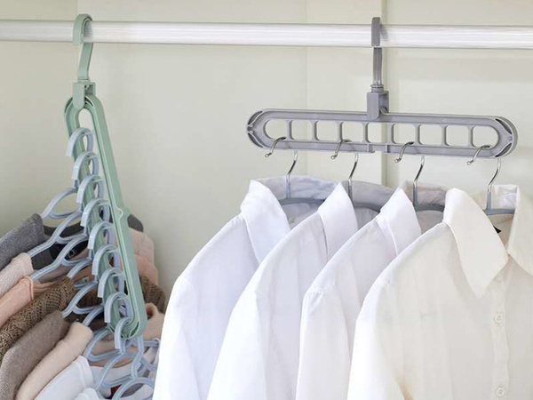 Organizator garderobe za oblačila večnamenski stojalo 2 kosa