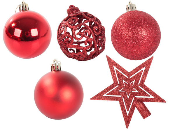 Christbaumspitzen 6/4/3 cm kit 100 stück