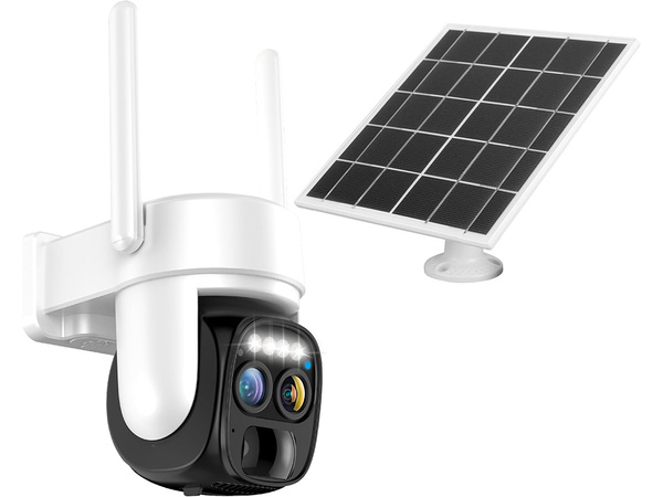 Päikesekaamera wifi ip välitingimustes pöörlev kaamera wifi zoom liikumisandur ip66