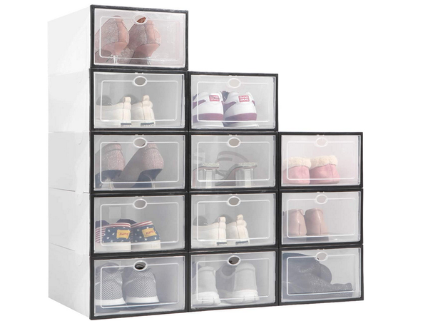 Organizator cutie de pantofi cu clapetă dulap