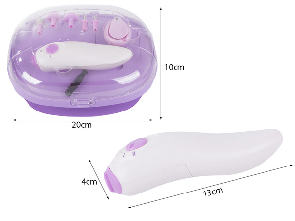 Nail art design manichiura pedichiura dryer 7-in-1 set de accesorii