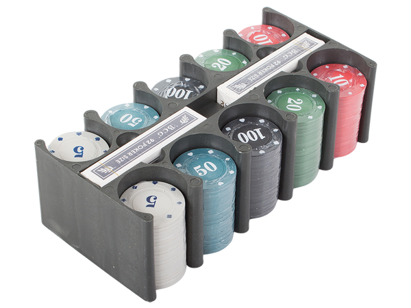 Texas poker set chips 200pcs cards mat