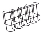 Metal holder stand for 4 umbrellas with 4 hooks metal organiser