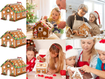 Gingerbread house christmas gingerbread cutters nativity scene hut