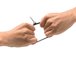 Tricks clamps 3.6x200 100 pcs noir