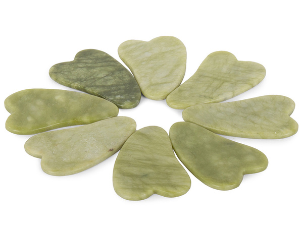 Jade body massager plate