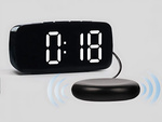 Budzik zegar elektroniczny z padem wibracyjnym led alarm cyfrowy sieciowy