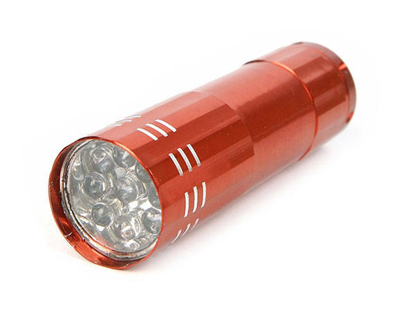 Mini-taschenlampe 9 led taschenlampen 15-9 led schlüsselanhänger