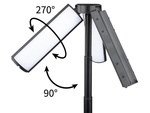 Tourist light camping torch multifunctional telescopic led tent