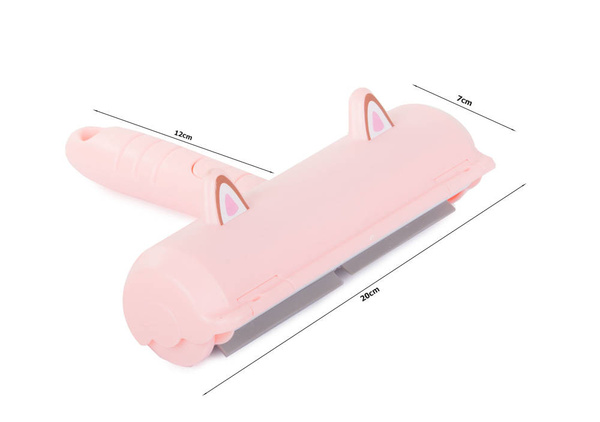 Brush roller roller for cleaning off dog hair