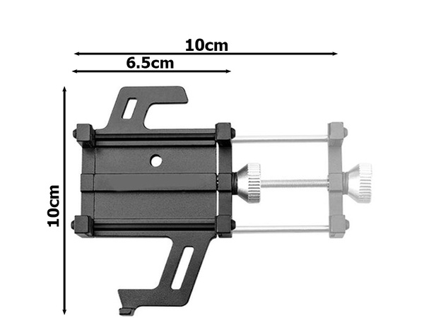 Stabiler fahrrad-handyhalter