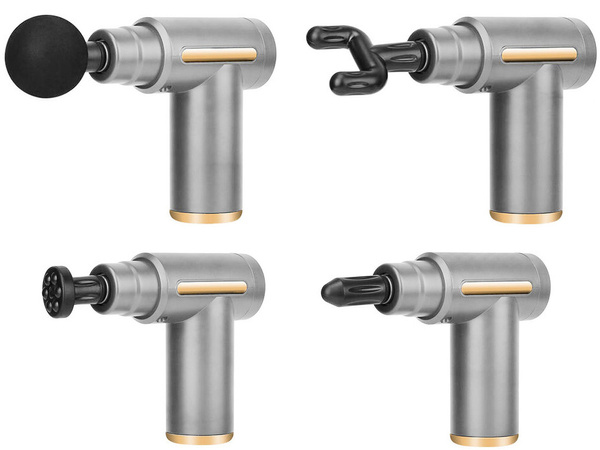 Pistolet do masażu masażer do pleców ciała mocny massage gun pro końcówki