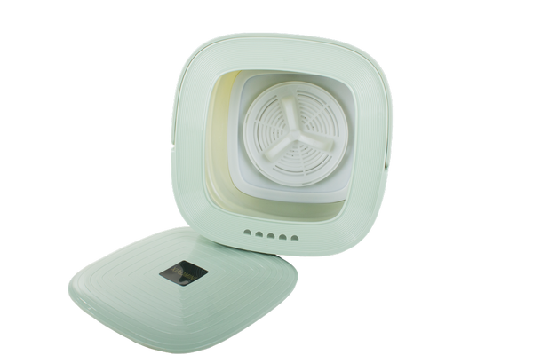 Portatīvā mini ceļojumu salokāmā veļas mazgājamā mašīna mājās