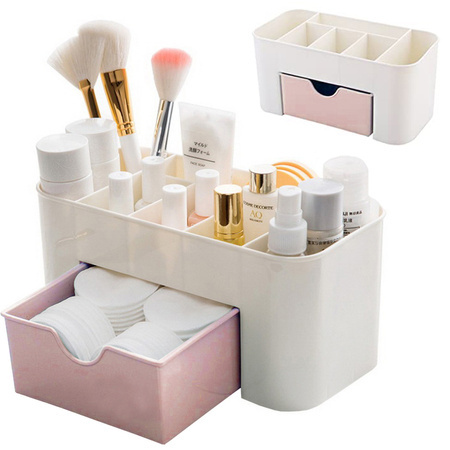 Casket cosmetics organiser jewellery drawer brush holder