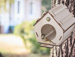 Vogelhaus nistkasten aus holz zum zusammenbauen farbe diy