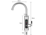 Květinový elektrický ohřívač vody kran kuchen baterie lcd 3kw