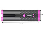 Rizador de pelo rotativo lcd automático