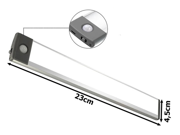 Usb érzékelő lámpa 23cm