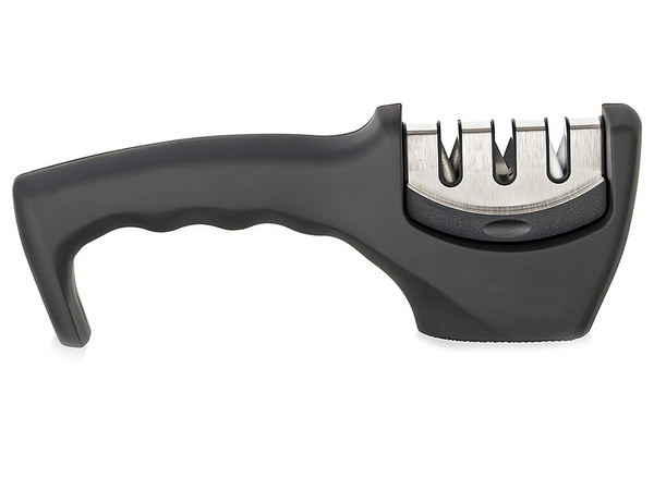 Trīsfāžu virtuves nažu asinātājs