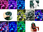 Sapin de noël rideau 64 led rgb