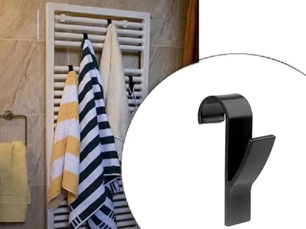 2x fürdőszoba felakasztás hook radiátorhoz, radiátorhoz és fürdőszobai törölköző felakasztási készlethez