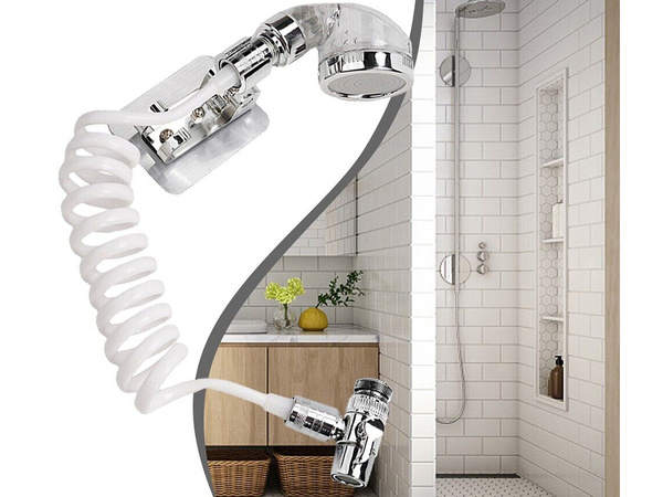 Shower handset bathroom tap