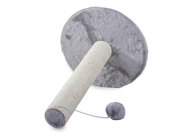Cat scratcher cat post ball toy