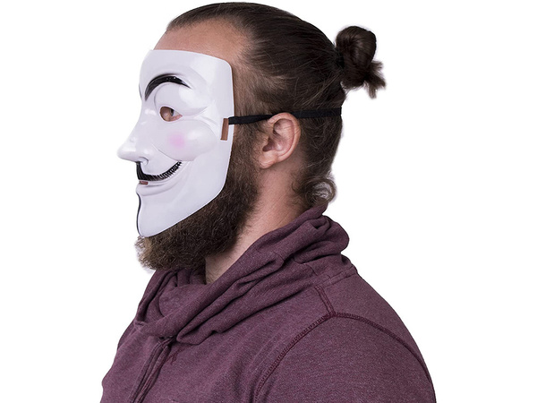 Maska anonīms vendetta acta protests halloween v